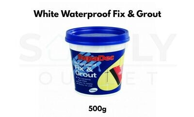 Supa 500g DIY White Decorating Waterproof Grout