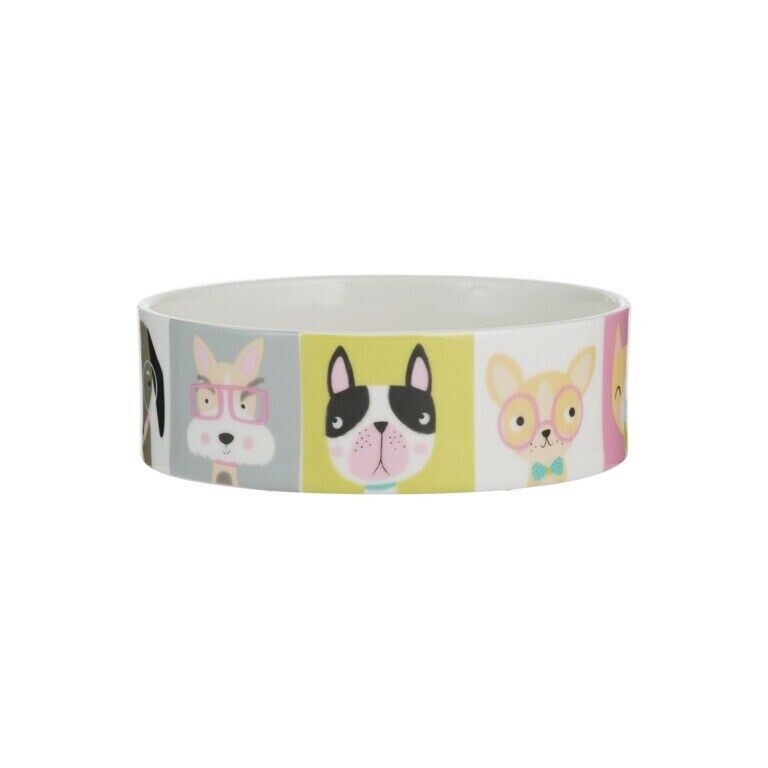 Mason Cash Pawtrait Design Durable Round Dog Bowl Treats Pet Food 15 x 5cm