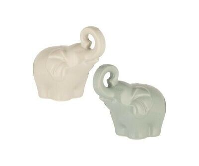 Typhoon World Foods Elephant Salt Pepper Ceramic Shakers  Set of 2