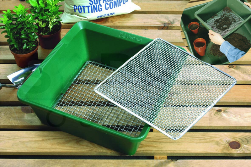 Garland 2 In 1 Garden Potting Soil Sieve Riddle 6mm & 12mm Removable Mesh Grids