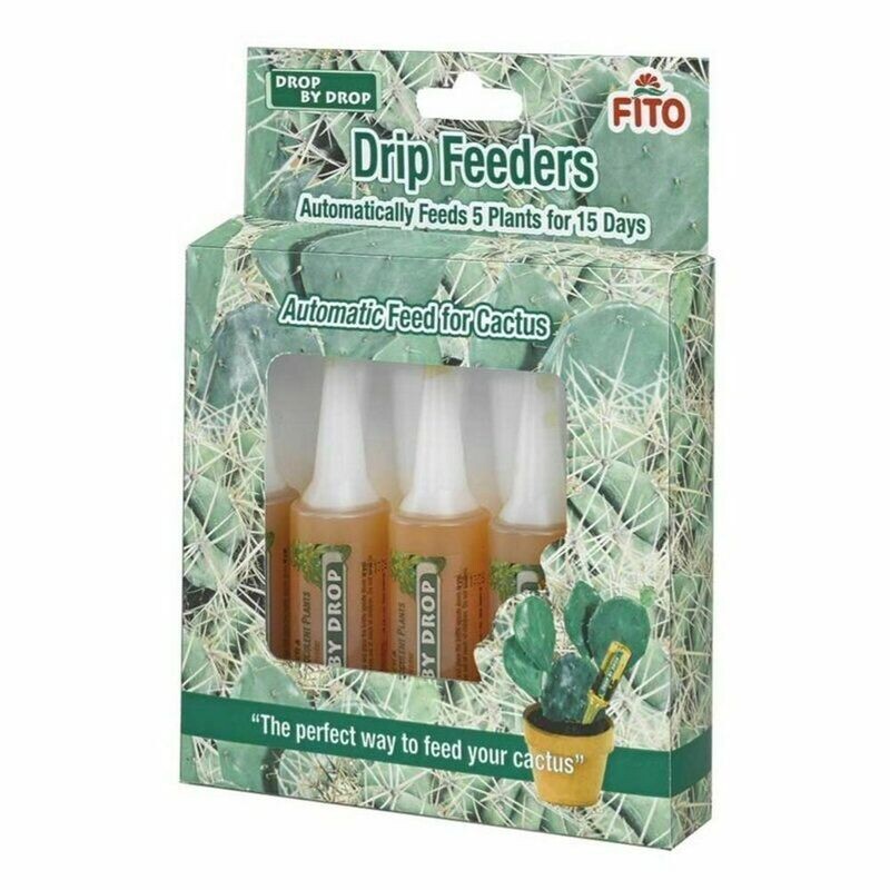 Fito Cactus Drip Feeders Gradual Ready To Use Feed Healthy Growth Plant 5 x 32ml