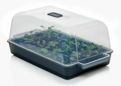 Clever Pots Propagator Easy Plant Water Grow Seeds Vented Airflow Lid Base&Tray