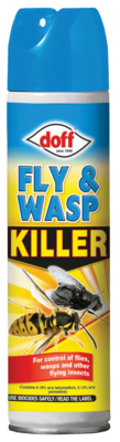 Doff 300ml Fly & Wasp Pest Insect Killer Fast Effective Aerosol Spray Bottle