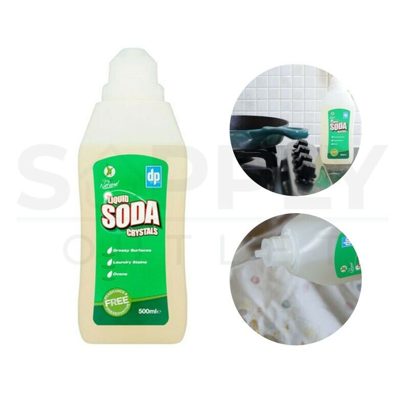 Dri Pak 500ml Liquid Soda Crystals Tough On Grease Oven Multi Purpose Cleaner