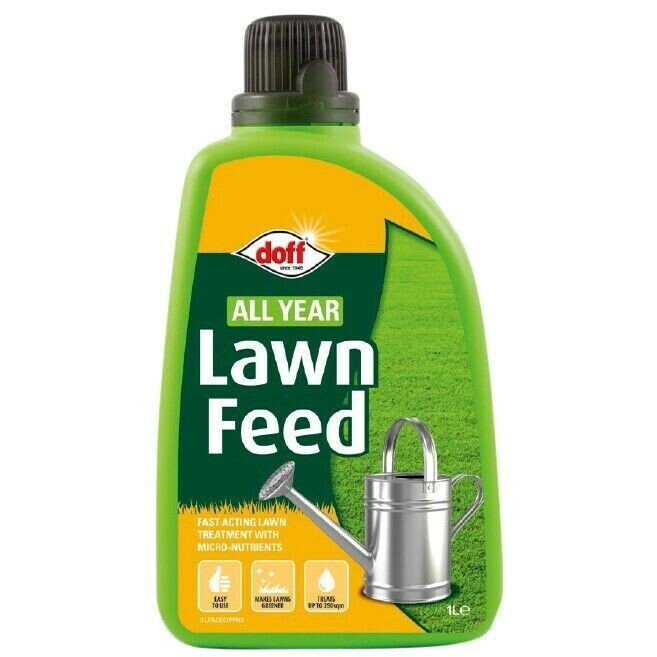 Doff 1L Fast Acting All Year Lawn Feed With Micro Nutrients Greener Healthier