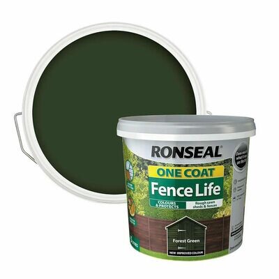 Ronseal 5L Forest Green 1 One Coat