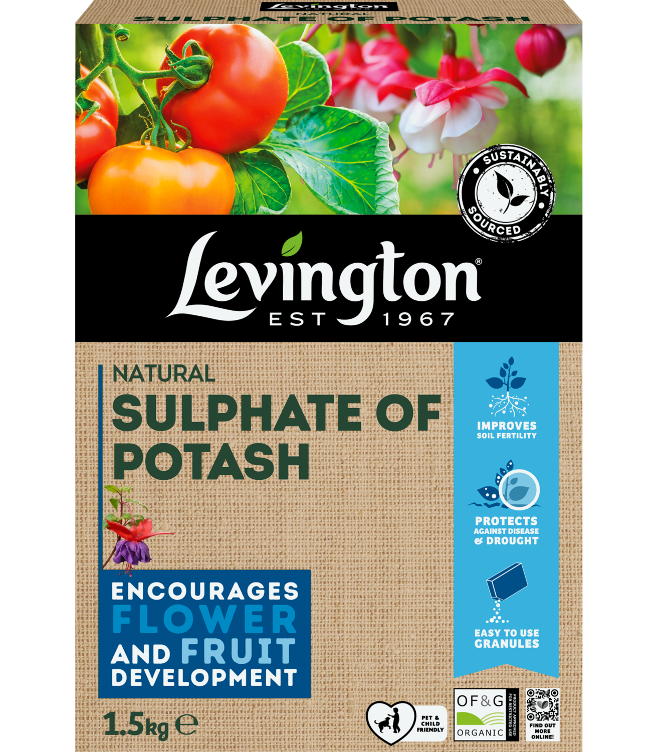 Levington Sulphate Of Potash 1.5KG