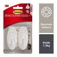 3m 2 Hooks Command Terrace Hook Medium