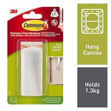 3M Command 1 Canvas Hanger Large Holds up to 1.3Kg