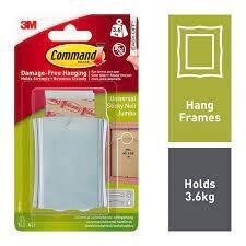3M Command Jumbo Sticky Nail Picture Hanger DIY