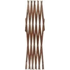 6ft Brown Expanding Wooden Trellis Support Fence 6ft x 3ft