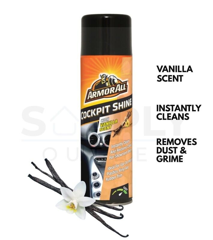 Armor All Cockpit ColourShine Vanilla Scent Cleaner Spray