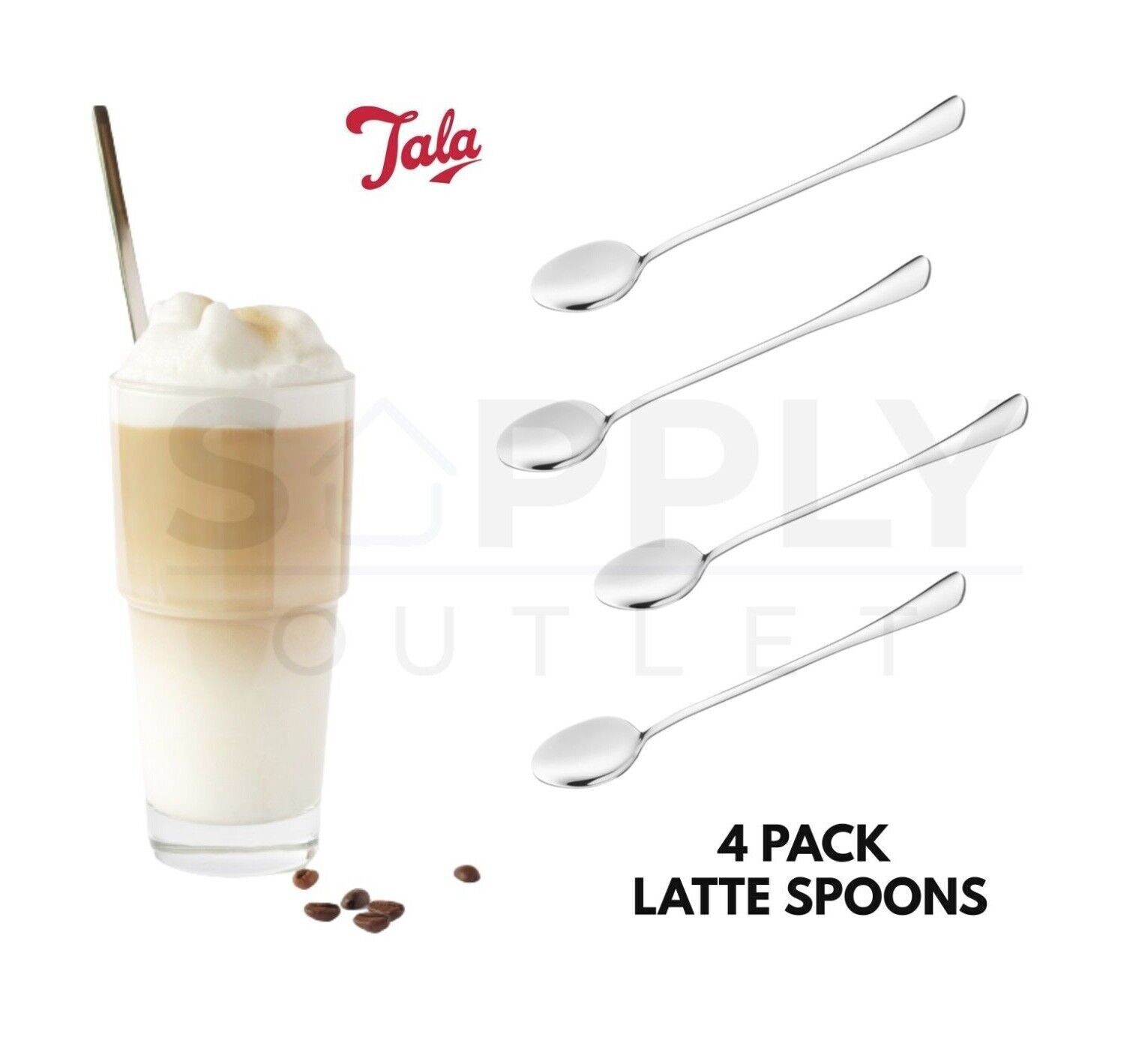 Tala 4 x Performance Stainless Steel Spoons