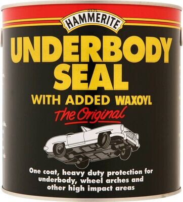 Hammerite 2.5l Underbody Seal Added Waxoyl Heavy Duty Rust Protection Cars