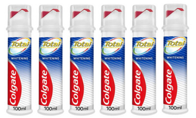 Colgate 6 x 100ml Total Whitening Toothpaste
