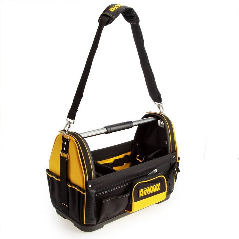 DeWALT 19'' Tool Bag Hand Open Power Tools Tote Storage Bag + Shoulder Strap