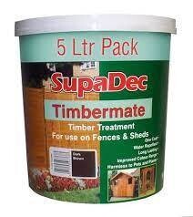 SupaDec 5L Tudor Black Oak Fence Paint