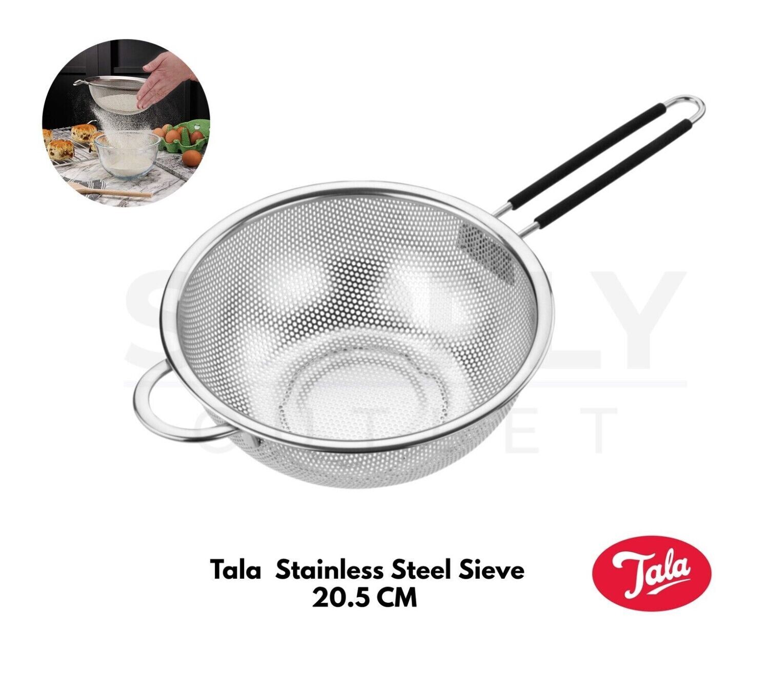 Tala 20.5CM Stainless Steel Sieve Colander