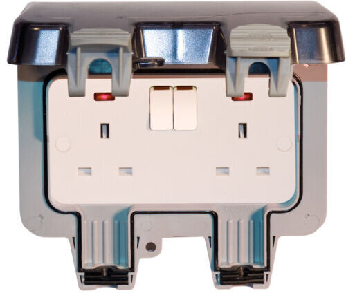 BG Nexus Twin 13 Amp DP Switched Double Outdoor Socket
