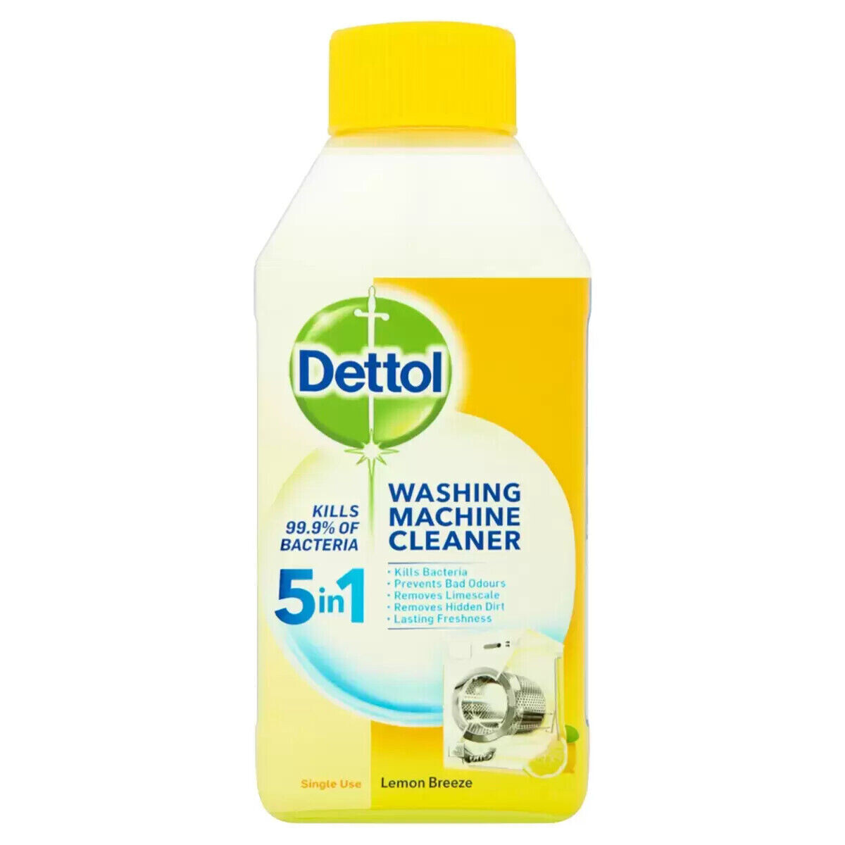 3 x Dettol 250ml Washing Machine Cleaner Citrus Scent