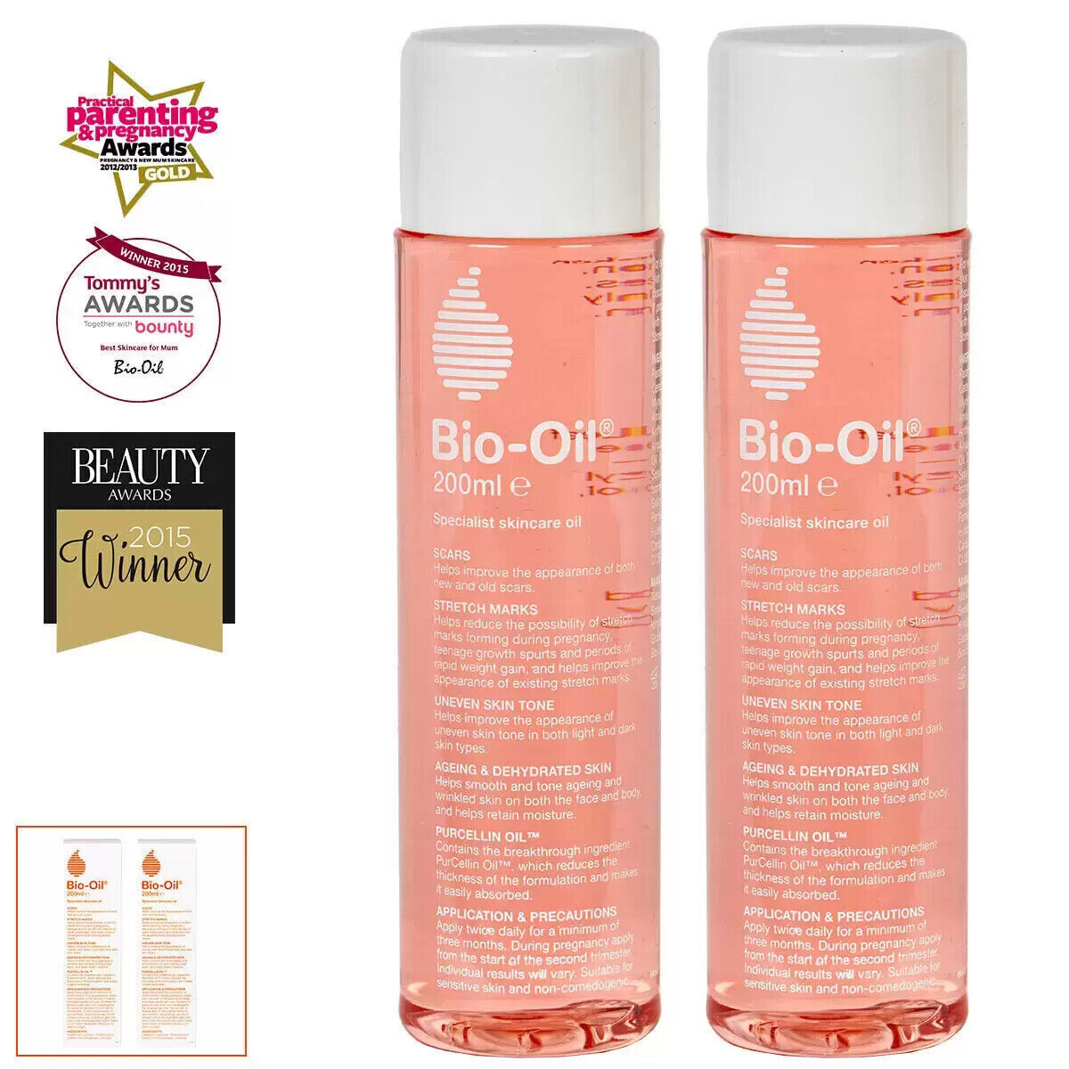 Bio-Oil Skincare 2 x 200ml Face & Body