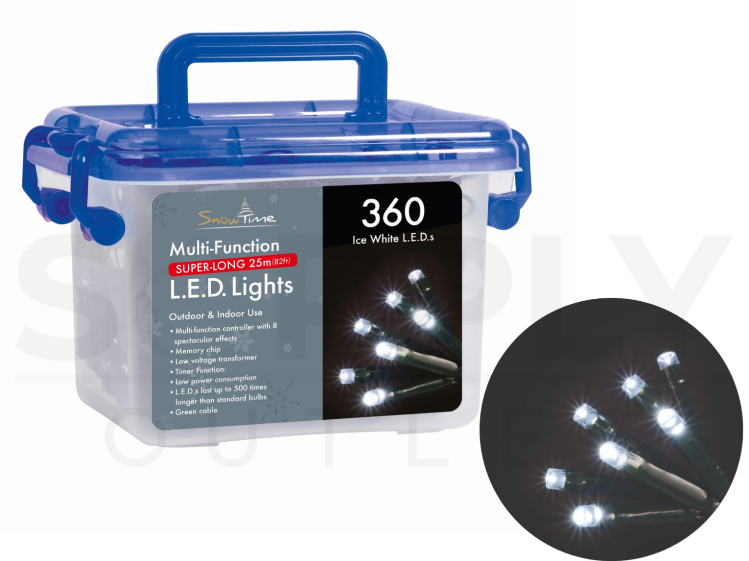 Snowtime 360 White LED Multi-Functional Lights