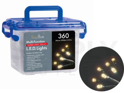 Snowtime 360 Warm White LED Christmas Lights