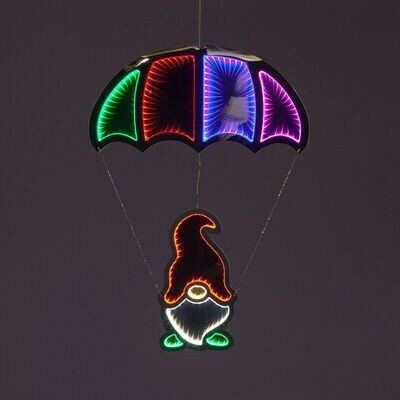 Snowtime 85CM Multi Hanging Gnome Parachute