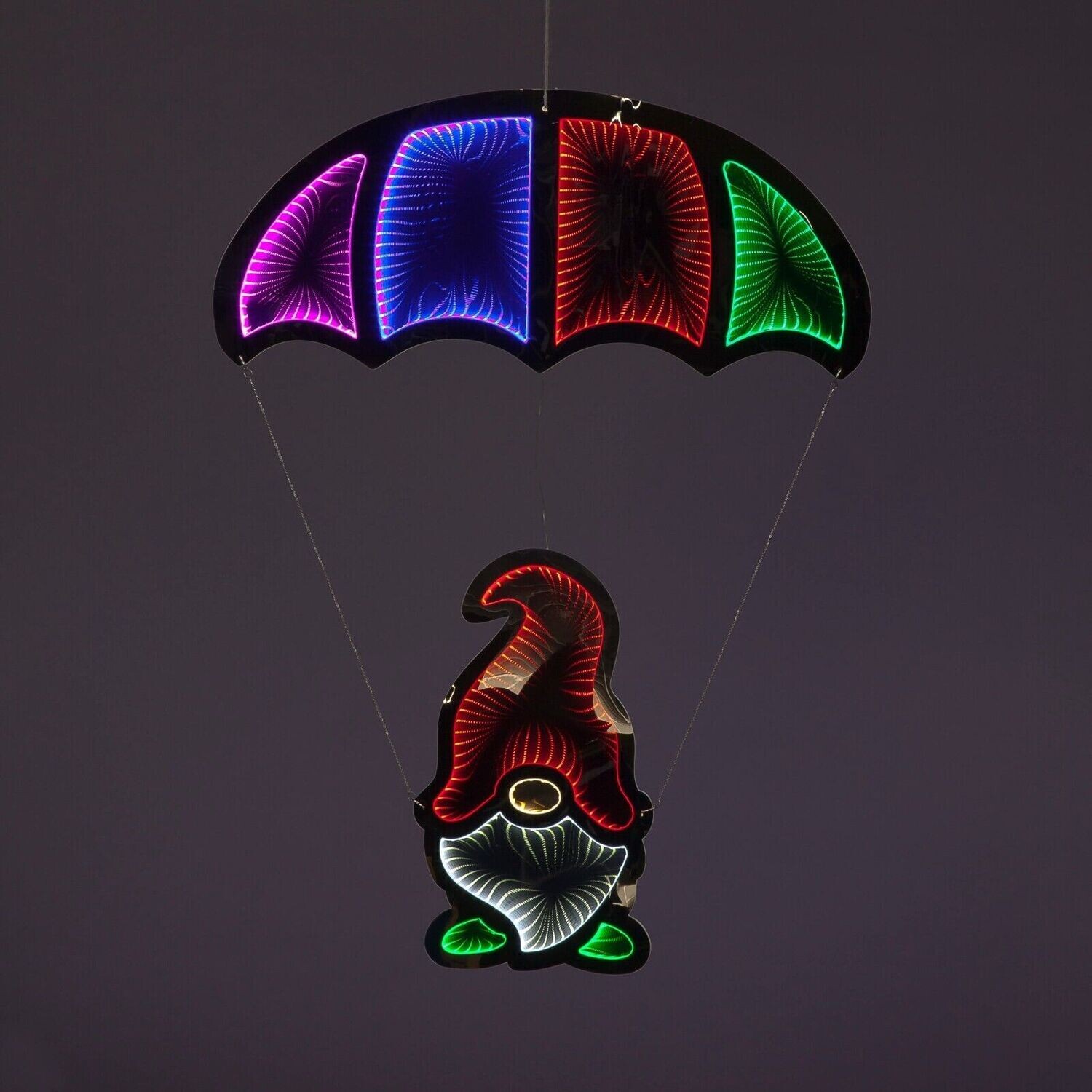 Snowtime 125cm Gnome Multi Infinity Hanging Parachute