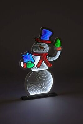 Snowtime 76cm Infinity Snowman Standing Metal Base