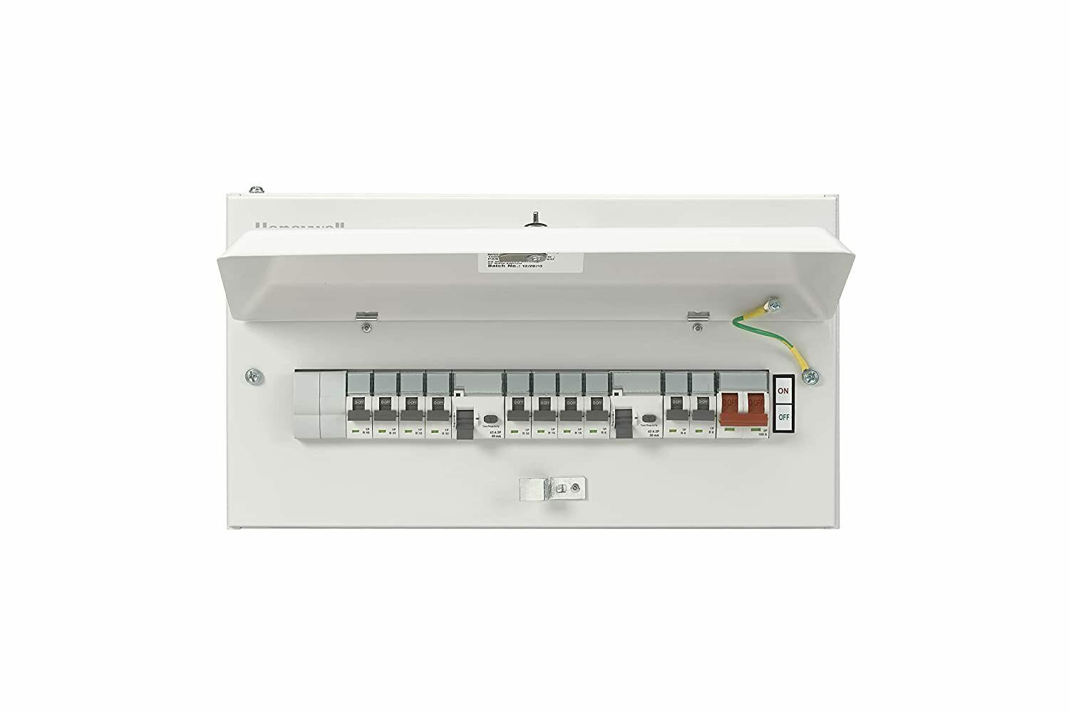 2 X MK Honeywell 16 Way Populated Metal Consumer Unit