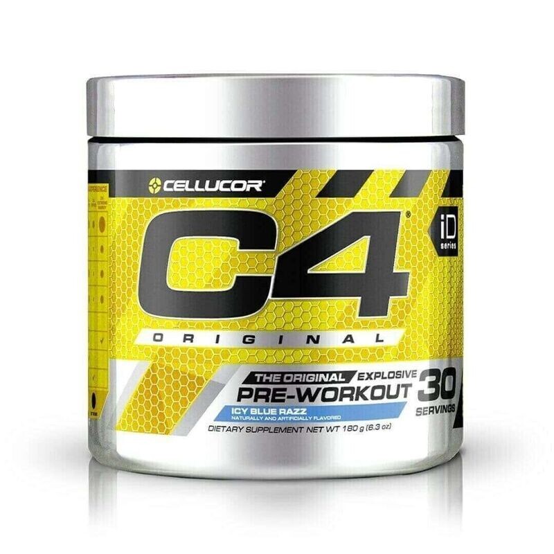 Cellucor The Original C4 PreWorkout Icy Blue Razz 30 Servings