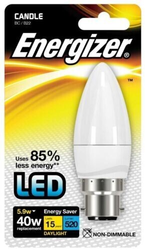 Energizer S9147 LED Candle Bulb 5.2w 470lm