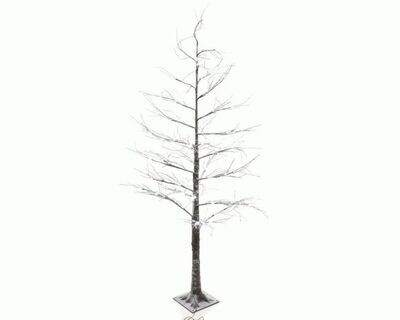Kaemingk 96 LEDs Christmas Tree With Snow & White Lights 180cm