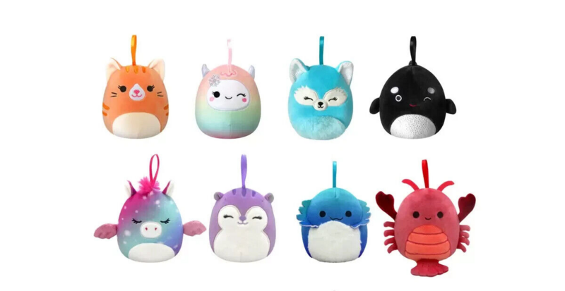 Original Squishmallows Holiday Bright 8Pk