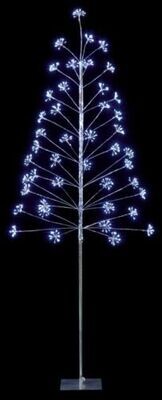 Premier 2.1m 810 LED Starburst Tree White Tree