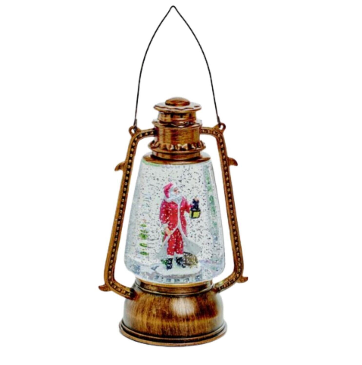 Premier Hurricane LED Lantern Santa Claus 24cm