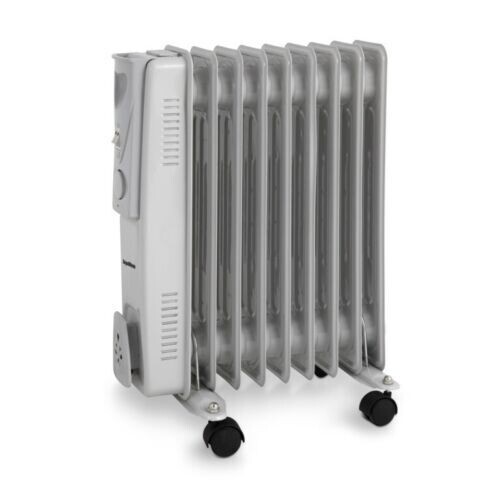 SupaWarm 2000w Oil Filled Radiator Heater Wheels 1.4M Cable 3 Heat Settings - 3YR WARRANTY ( T& C )