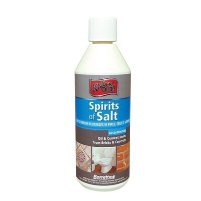 Kilrock Spirit Of Salt 500ml Liquid Dissolves Slime Hardwater Stain Kitchen Bath
