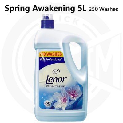 Lenor Spring Awakening Freshness Fabric Conditioner 5L 250 Washes P&G