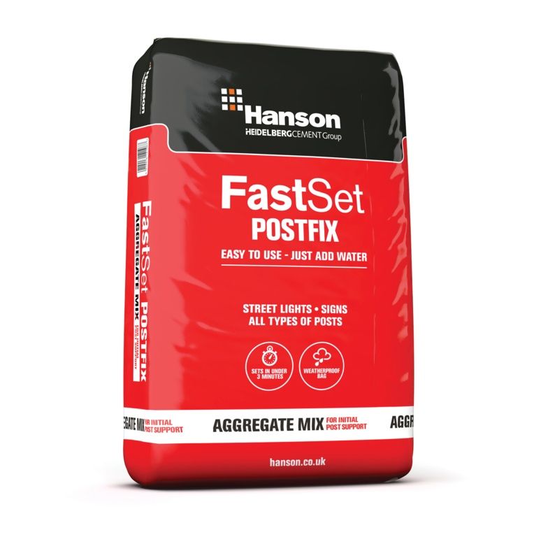 20KG HANSON FAST SET READY TO USE POST FIX MIX FENCING CONCRETE CEMENT MAXI BAG