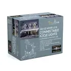Snowtime 100 Connectable ICE WHITE LED Snowing Icicle Christmas Lights Xmas decorations