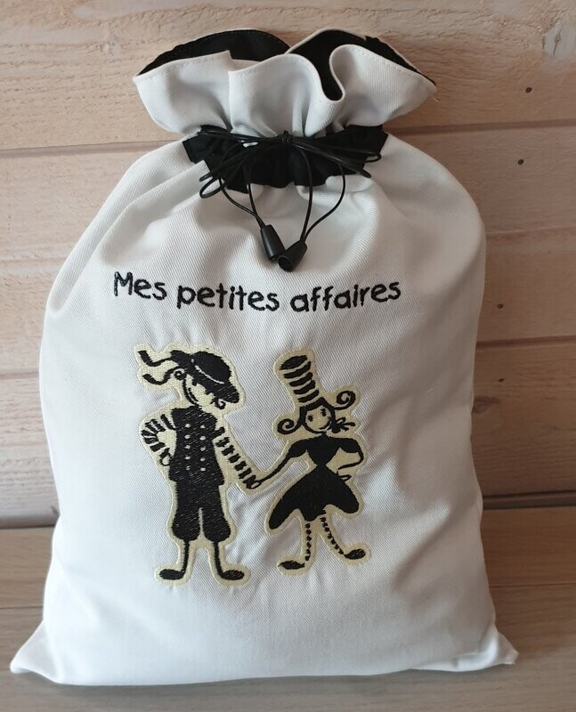 POCHON/SAC A LINGE BRETONS