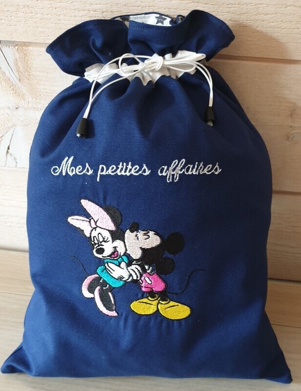 POCHON/SAC A LINGE
 MICKEY MINNIE