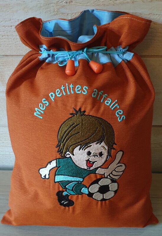 POCHON/SAC A LINGE 
FOOT ENFANT