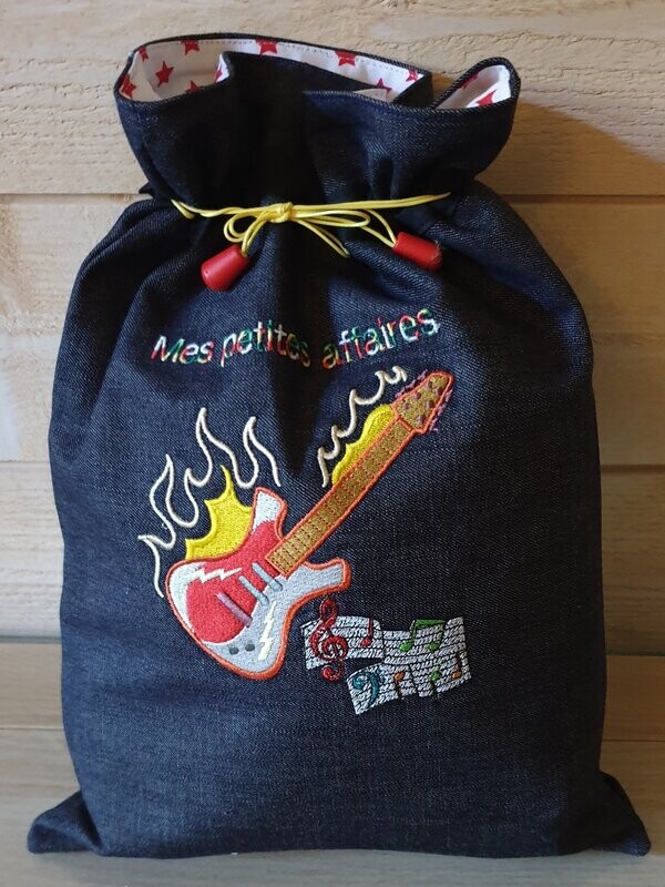 POCHON/SAC A LINGE GUITARE