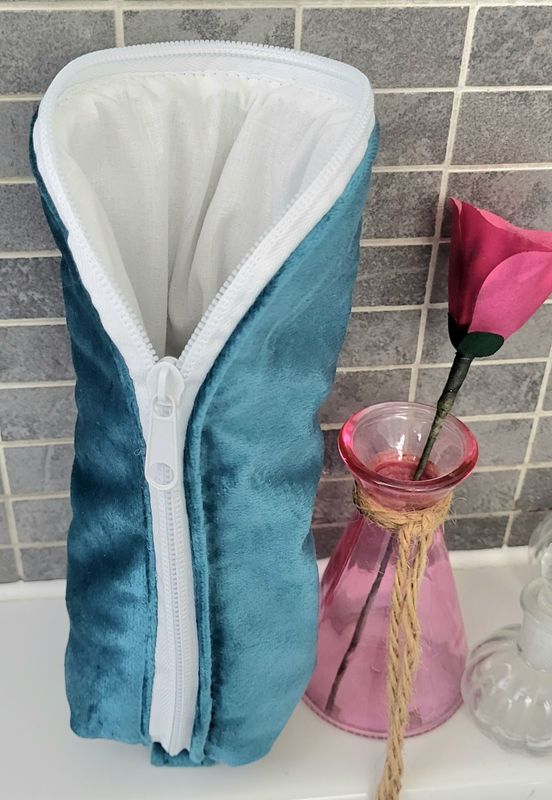 Pochette maquillage velour