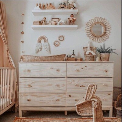 NURSERY NEUTRAL CHEST OF DRAWERS