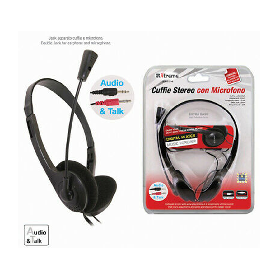 Cuffia Stereo con Microfono