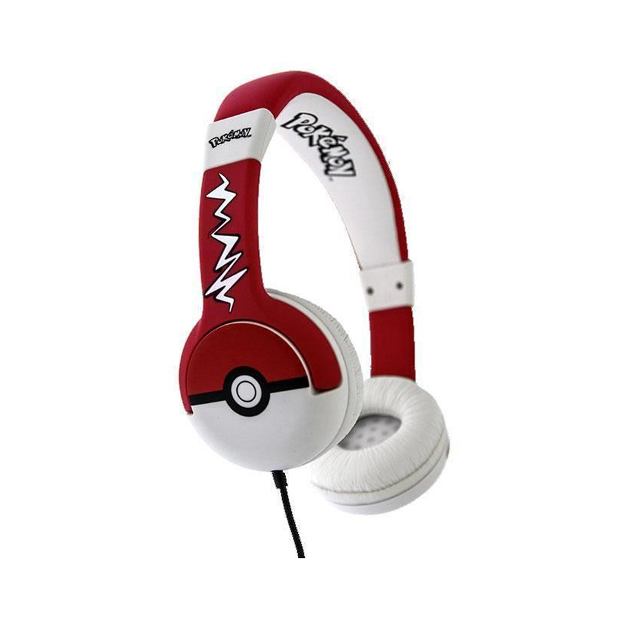 Cuffie Pokemon Pokeball per bambini 3-7 (max 85 db) jack 3.5 mm